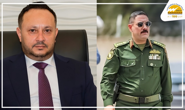 مدير عام شركة كهرباء القدس م. محمد زيدان يتقدم بالتهنئة للعميد حافظ الرفاعي بمناسبة تعيينه نائباً لقائد الأمن الوطني