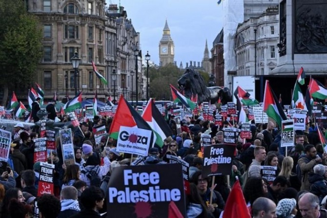 تظاهرات حول العالم نصرة لفلسطين
