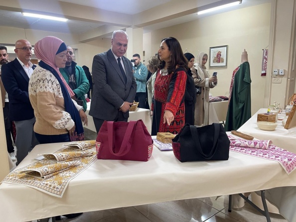 افتتاح فعاليات اليوم الوطني للتطريز الفلسطيني بمدينة البيرة