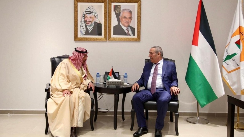 رام الله: الشيخ يستقبل السفير السعودي لدى فلسطين