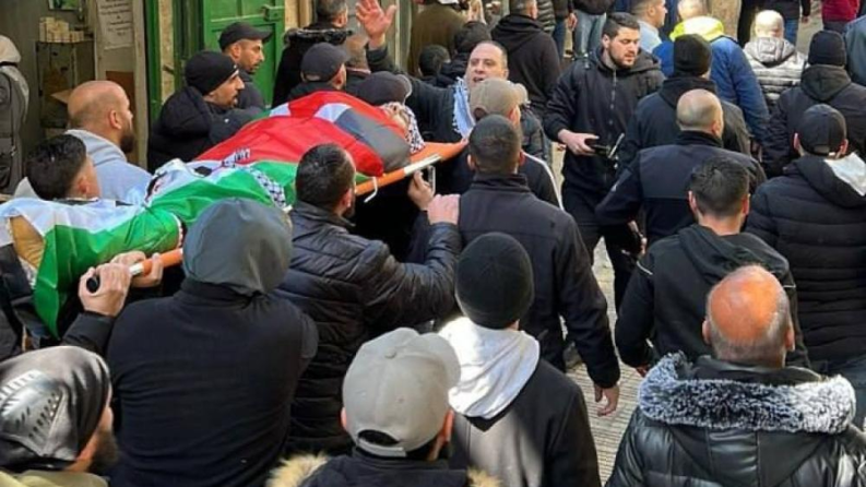 تشييع جثمان الشهيد طارق القصاص في نابلس