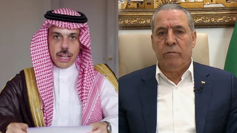 الشيخ يبحث مع بن فرحان التحضيرات للقمة العربية الطارئة