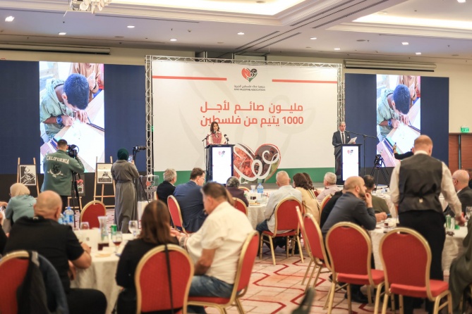 "عطاء فلسطين" تنظم إفطاراً خيرياً لكفالة 1000 يتيم من قطاع غزة