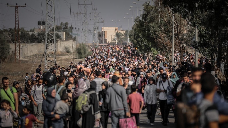 نزوح قرابة 180 ألف شخص قسرا خلال 10 أيام فقط بغزة