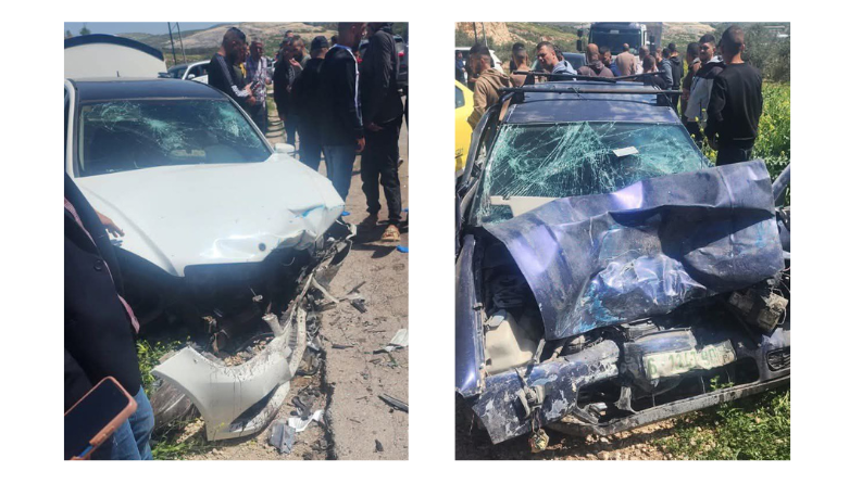  وفاة مواطن وزوجته وإصابة 8 آخرين بحادث سير في جنين