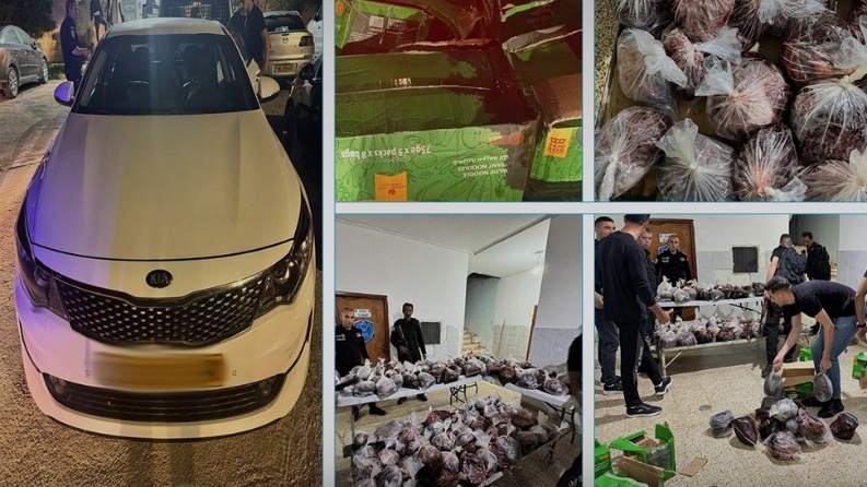 ضبط نصف طن معسل مهرب في مركبة غير قانونية بالخليل