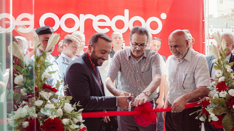 Ooredoo تواصل توسيع شبكة متاجرها وخدماتها الشاملة في قلقيلية