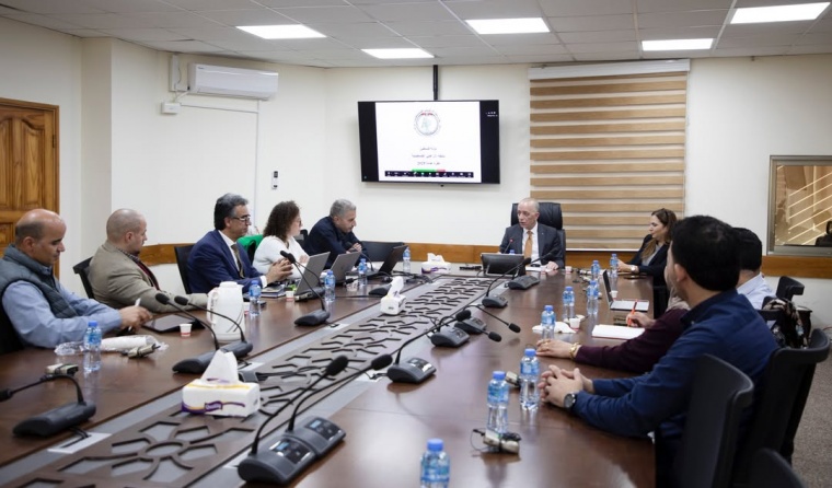 مجموعة عمل قطاع الأراضي تعقد اجتماعها الدوري وتناقش خطط تطوير قطاع الأراضي في دولة فلسطين