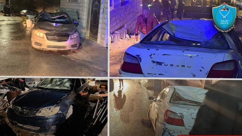 ضبط واتلاف 71 مركبة ودراجة غير قانونية جنوب نابلس