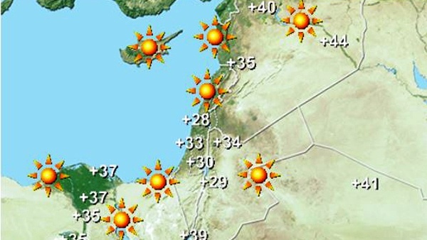 حالة الطقس اليوم وغداً