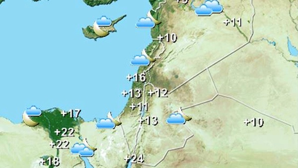 حالة الطقس اليوم وغداً