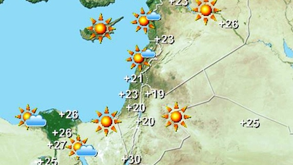 حالة الطقس اليوم وغداً