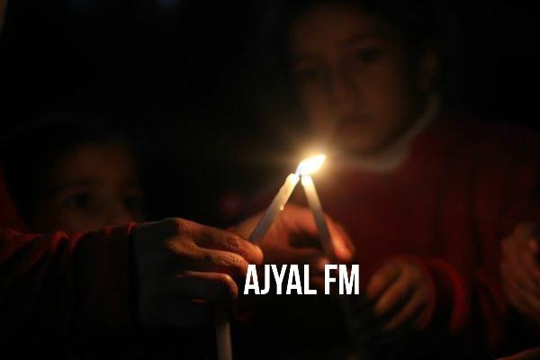 الحفل الذي اقامته بلدية رام الله لانارة شجرة الميلاد