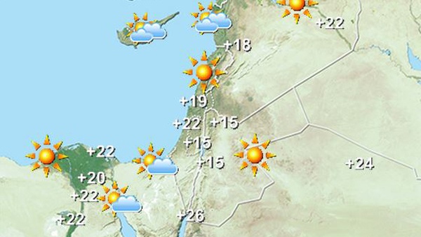 ارتفاع على الحرارة حتى السبت المقبل