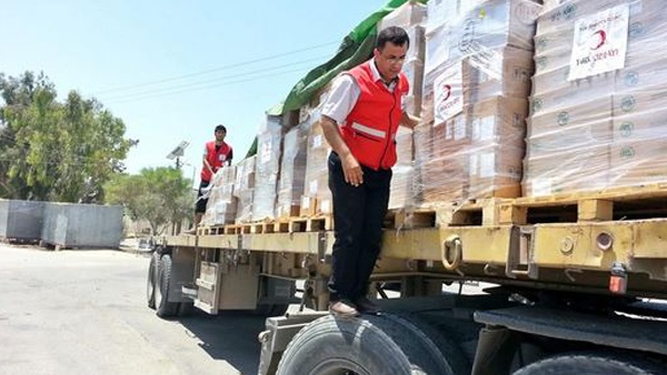 الهلال الأحمر التركي: سنواصل دعمنا لاخواننا في غزة