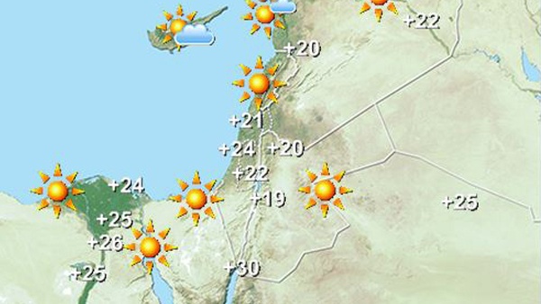 الحرارة أعلى من معدلها بحدود 4 درجات