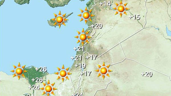 أجواء صافية ولطيفة مع إرتفاع الحرارة