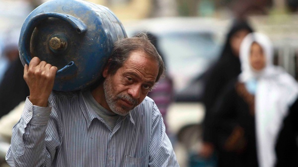 أصحاب شركات توزيع الغاز يحتجون أمام وزارة المالية