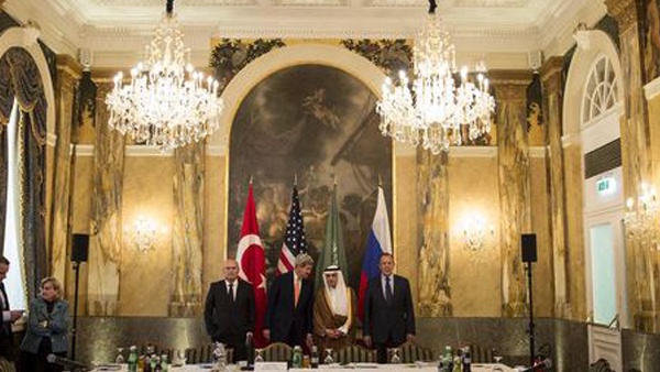 لقاء أميركي روسي سعودي تركي حول سوريا