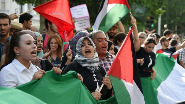 "قطار الحرية " يجوب شوارع تونس دعماً لفلسطين