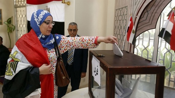 نسبة المشاركة في الانتخابات المصرية بين 15 و20%