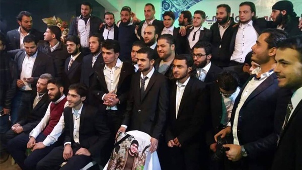 عرس جماعي لـ 45 شاباً في حلب السورية