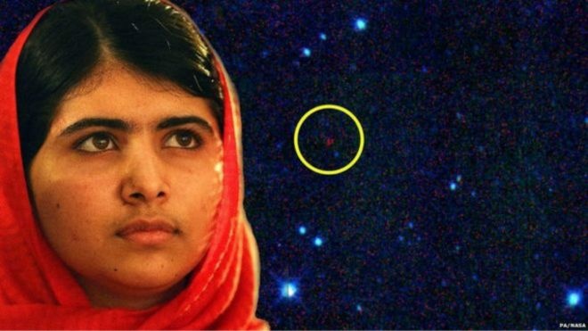 إطلاق إسم الناشطة الباكستانية ملالا على كويكب