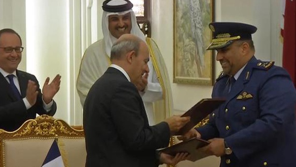 فرنسا وقطر توقعان رسميا عقد صفقة الرافال
