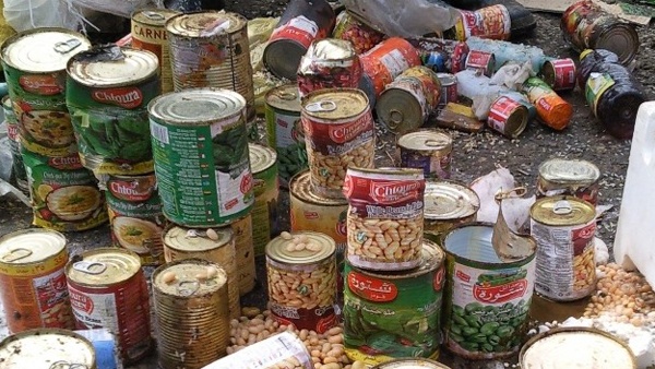 بيت لحم: إتلاف مواد غذائية منتهية الصلاحية