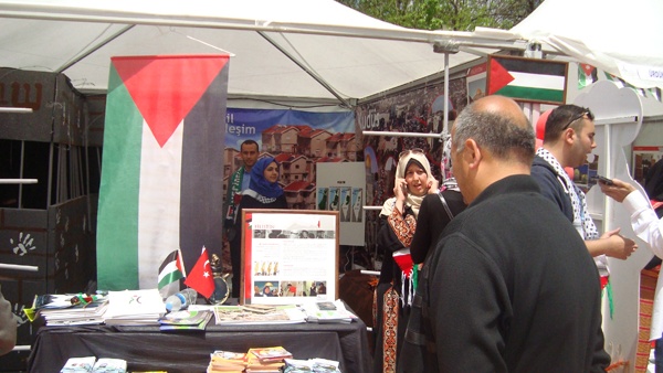 "فلسطين في تركيا" خيمة فلسطينية ضمن فعالية دولية