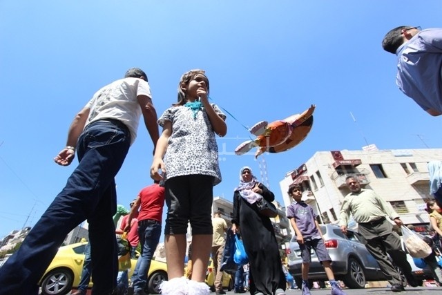 بالصور: اجواء العيد في مدينة رام الله