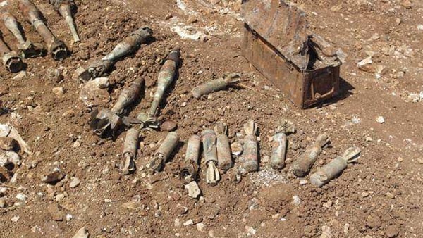 العثور على 84 قذيفة من مخلفات الاحتلال في جنين