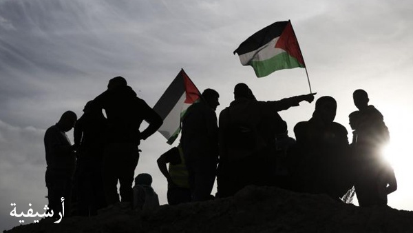 نشطاء يغرسون أراضي مهددة بالاستيلاء شرق بيت لحم