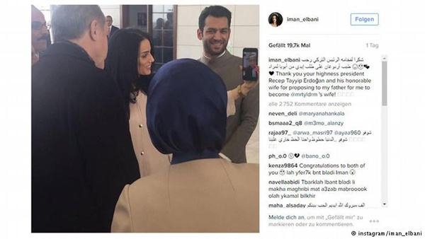 أردوغان يخطب ملكة جمال مغربية لممثل تركي