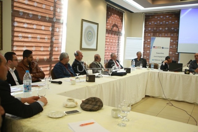 بالصور: ورشة عمل لدعم الحوار الوطني من خلال وسائل الاعلام