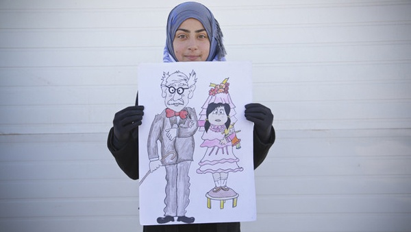 طفلة سورية تطلق حملة ضد الزواج المبكر