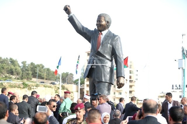 مانديلا في فلسطين