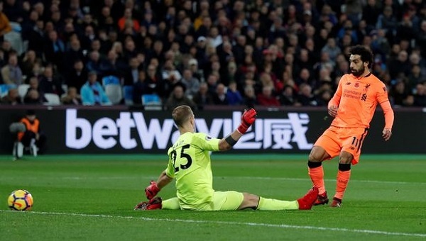 صلاح يقود ليفربول لتحقيق انتصار عريض وست هام