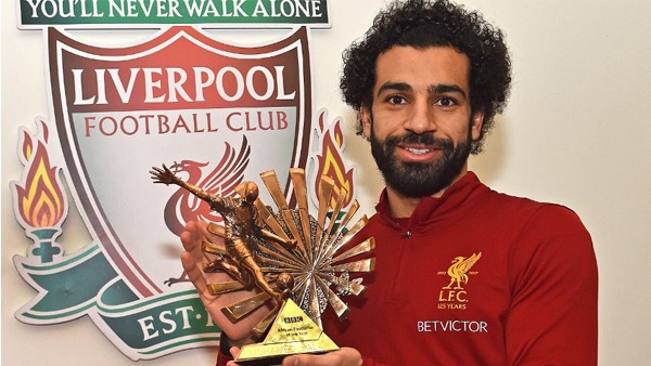 محمد صلاح يتوج بجائزة افضل لاعب افريقي