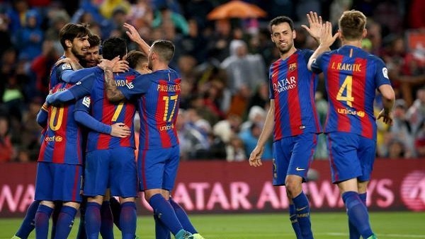 برشلونة يجهز على أوساسونا الجريح بانتصار عريض