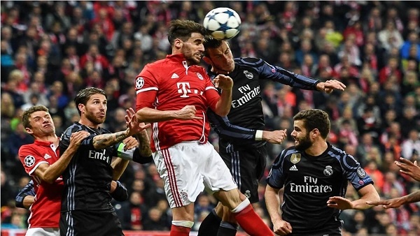 غياب 5 لاعبين من مدريد عن مواجهة البايرن