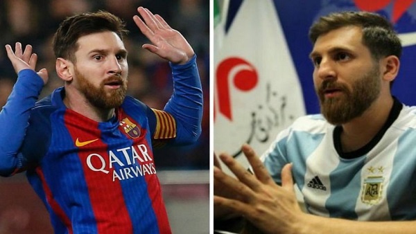 ميسي يوجه دعوة لشبيهه الإيراني