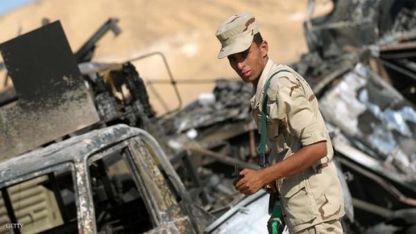 مقتل 3 عسكريين مصريين بتفجير حزام ناسف
