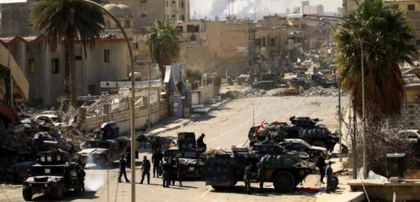 7 قتلى بقصف داعش هاربين من الموصل