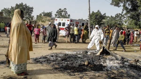 مقتل 12 شخصاً بتفجير 5 انتحاريات انفسهن في نيجيريا