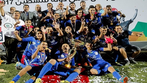 شباب رفح يتوج بلقب كأس فلسطين