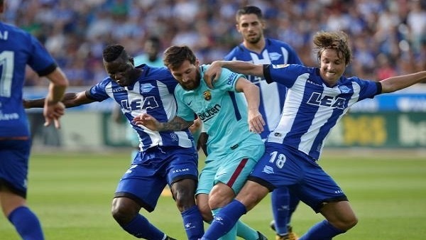 برشلونة يحقق انتصاراً مستحقاً بفضل ثنائية ميسي