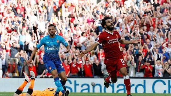 صلاح يقود ليفربول لتحقيق انتصار ساحق على أرسنال