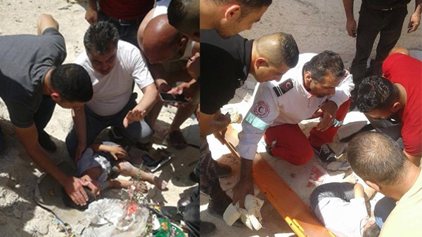 إصابة طفل سقط عن الطابق الخامس في الخليل
