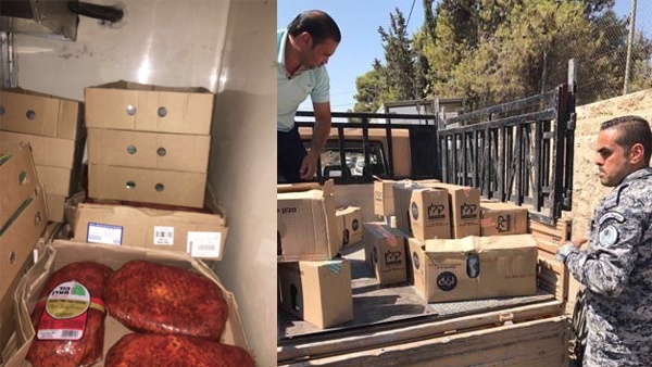 ضبط 240 كغم لحمة مخالفة للمواصفات في قلقيلية